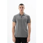 Ar-ma Erkek Polo Yaka Tişört Baskisiz Basic Örme Kumaş Regular Fit%95 Pamuk%5 Likra 30/1 Tek Toplama Licrali Pike Y25374304501 Gri-G1