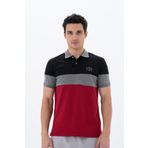 Ar-ma Erkek Polo Yaka Tişört Baskisiz Basic Örme Kumaş Regular Fit%95 Pamuk%5 Likra 30/1 Tek Toplama Licrali Pike Y25374304701 Siyah-S1