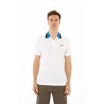 Ar-ma Erkek Polo Yaka Tişört Baskisiz Basic Örme Kumaş Regular Fit%95 Pamuk%5 Likra 30/1 Tek Toplama Licrali Pike Y25374305701 Beyaz-B1