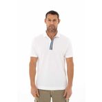 Ar-ma Erkek Polo Yaka Tişört Baskisiz Basic Örme Kumaş Regular Fit%95 Pamuk%5 Likra 30/1 Tek Toplama Licrali Pike Y25374306001 Beyaz-B1