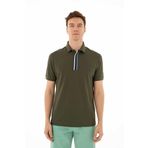 Ar-ma Erkek Polo Yaka Tişört Baskisiz Basic Örme Kumaş Regular Fit%95 Pamuk%5 Likra 30/1 Tek Toplama Licrali Pike Y25374306001 Haki-H1
