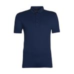 Ar-ma Erkek Polo Yaka Tişört Baskisiz Basic Örme Kumaş Regular Fit%95 Pamuk%5 Likra 30/1 Tek Toplama Licrali Pike Y9TYO7967 İndigo-İ1
