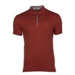 Ar-ma Erkek Polo Yaka Tişört Baskisiz Basic Sol Göğüs Cepli Örme Kumaş Regular Fit%100 Pamuk 30/1 Penye Süprem Y9TYO7614 Pembe-P4