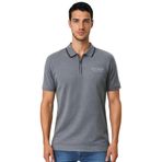 Ar-ma Erkek Polo Yaka Tişört Baskisiz Basic Yaka Fermuarli Örme Kumaş Regular Fit%100 Pamuk 30/1 Çift Toplama Penye Pike Y31374356602 Gri-G3
