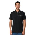 Ar-ma Erkek Polo Yaka Tişört Baskisiz Basic Yaka Fermuarli Örme Kumaş Regular Fit%100 Pamuk 30/1 Çift Toplama Penye Pike Y31374357202 Siyah-S1