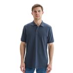 Ar-ma Erkek Polo Yaka Tişört Regular Fit%100 Pamuk Pike Basic Baskısız Y29374354502 Gri-G3