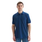 Ar-ma Erkek Polo Yaka Tişört Regular Fit%100 Pamuk Pike Basic Baskısız Y29374354502 İndigo-İ1
