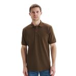 Ar-ma Erkek Polo Yaka Tişört Regular Fit%100 Pamuk Pike Basic Baskısız Y29374354502 Kahverengi-K1