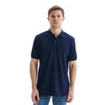 Ar-ma Erkek Polo Yaka Tişört Regular Fit%100 Pamuk Pike Basic Baskısız Y29374354502 Lacivert-L1