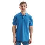 Ar-ma Erkek Polo Yaka Tişört Regular Fit%100 Pamuk Pike Basic Baskısız Y29374354502 Mavi-M2