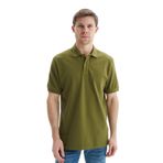 Ar-ma Erkek Polo Yaka Tişört Regular Fit%100 Pamuk Pike Basic Baskısız Y29374354502 Yeşil-Y1