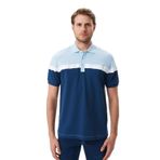 Ar-ma Erkek Polo Yaka Tişört Regular Fit%100 Pamuk Pike Basic Baskısız Y29374354702 Mavi-M1
