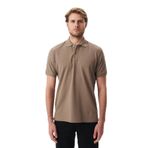 Ar-ma Erkek Polo Yaka Tişört Regular Fit%100 Pamuk Pike Basic Baskısız Y29374355902 Gri-Bej G8