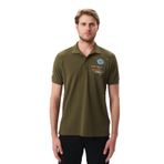 Ar-ma Erkek Polo Yaka Tişört Regular Fit%100 Pamuk Pike Yazı Baskılı Y29374355102 Haki-H1