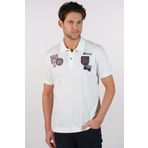 Ar-ma Erkek Polo Yaka Tişört Resim Baskili Örme Kumaş Büyük Beden%95 Pamuk%5 Likra 30/1 Tek Toplama Licrali Pike Y22374869401 Beyaz-B1