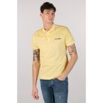 Ar-ma Erkek Polo Yaka Tişört Resim Baskili Örme Kumaş Regular Fit %100 Pamuk 30/1 Çift Toplama Penye Pike Y22374350101 - Sarı