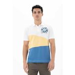 Ar-ma Erkek Polo Yaka Tişört Resim Baskili Örme Kumaş Regular Fit%100 Pamuk 30/1 Çift Toplama Penye Pike Y25374351001 Beyaz-B1