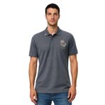 Ar-ma Erkek Polo Yaka Tişört Resim Baskili Örme Kumaş Regular Fit%100 Pamuk 30/1 Çift Toplama Penye Pike Y31374358102 Gri-G3
