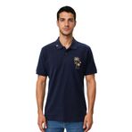 Ar-ma Erkek Polo Yaka Tişört Resim Baskili Örme Kumaş Regular Fit%100 Pamuk 30/1 Çift Toplama Penye Pike Y31374358102 Lacivert-L1