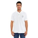 Ar-ma Erkek Polo Yaka Tişört Resim Baskili Örme Kumaş Regular Fit%100 Pamuk 30/1 Çift Toplama Penye Pike Y31374358402 Beyaz-B1