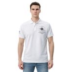 Ar-ma Erkek Polo Yaka Tişört Resim Baskili Örme Kumaş Regular Fit%100 Pamuk 30/1 Çift Toplama Penye Pike Y31374358902 Beyaz-B1