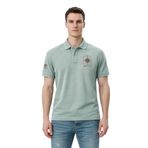 Ar-ma Erkek Polo Yaka Tişört Resim Baskili Örme Kumaş Regular Fit%100 Pamuk 30/1 Çift Toplama Penye Pike Y31374358902 Mavi-M24