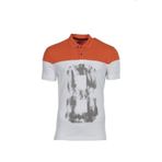 Ar-ma Erkek Polo Yaka Tişört Resim Baskili Örme Kumaş Regular Fit%95 Pamuk%5 Likra 30/1 Tek Toplama Licrali Pike Y0TYO2662 Turuncu-T1