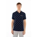 Ar-ma Erkek Polo Yaka Tişört Resim Baskili Örme Kumaş Regular Fit%95 Pamuk%5 Likra 30/1 Tek Toplama Licrali Pike Y25374306701 Lacivert-L1