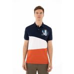 Ar-ma Erkek Polo Yaka Tişört Resim Baskili Örme Kumaş Regular Fit%95 Pamuk%5 Likra 30/1 Tek Toplama Licrali Pike Y25374306901 Lacivert-L1
