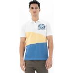 Ar-ma Erkek Polo Yaka Tişört Resim Baskili Regular Fit Çift Toplama Penye Pike Y25374351001 - Beyaz - 2XL