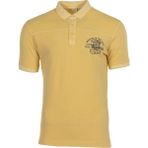 Ar-ma Erkek Polo Yaka Tişört Yazi Baskili Örme Kumaş Regular Fit %100 Pamuk 30/1 Çift Toplama Penye Pike Y0TYO7342 - Sarı