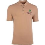 Ar-ma Erkek Polo Yaka Tişört Yazi Baskili Örme Kumaş Regular Fit %95 Pamuk %5 Likra 30/1 Tek Toplama Licrali Pike Y21374275301 - Hardal Sarısı - 2XL