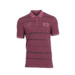 Ar-ma Erkek Polo Yaka Tişört Yazi Baskili Örme Kumaş Regular Fit%100 Pamuk 30/1 Çift Toplama Penye Pike Y0TYO7180 Kırmızı-K3