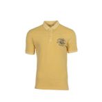 Ar-ma Erkek Polo Yaka Tişört Yazi Baskili Örme Kumaş Regular Fit%100 Pamuk 30/1 Çift Toplama Penye Pike Y0TYO7342 Sarı-S1