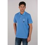 Ar-ma Erkek Polo Yaka Tişört Yazi Baskili Örme Kumaş Regular Fit%100 Pamuk 30/1 Çift Toplama Penye Pike Y22374375301 Mavi-M2