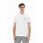 Ar-ma Erkek Polo Yaka Tişört Yazi Baskili Örme Kumaş Regular Fit%100 Pamuk 30/1 Çift Toplama Penye Pike Y25374351901 Beyaz-B1