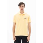 Ar-ma Erkek Polo Yaka Tişört Yazi Baskili Örme Kumaş Regular Fit%100 Pamuk 30/1 Çift Toplama Penye Pike Y25374351901 Sarı-S1