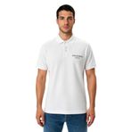 Ar-ma Erkek Polo Yaka Tişört Yazi Baskili Örme Kumaş Regular Fit%100 Pamuk 30/1 Çift Toplama Penye Pike Y31374357902 Beyaz-B1
