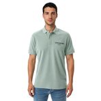 Ar-ma Erkek Polo Yaka Tişört Yazi Baskili Örme Kumaş Regular Fit%100 Pamuk 30/1 Çift Toplama Penye Pike Y31374357902 Yeşil-Y2
