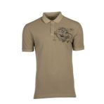Ar-ma Erkek Polo Yaka Tişört Yazi Baskili Örme Kumaş Regular Fit%100 Pamuk 30/1 Çift Toplama Penye Pike Y9TYO7337 Bej-B2
