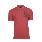 Ar-ma Erkek Polo Yaka Tişört Yazi Baskili Örme Kumaş Regular Fit%100 Pamuk 30/1 Çift Toplama Penye Pike Y9TYO7337 Pembe-P5