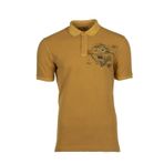 Ar-ma Erkek Polo Yaka Tişört Yazi Baskili Örme Kumaş Regular Fit%100 Pamuk 30/1 Çift Toplama Penye Pike Y9TYO7337 Sarı-S2