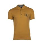 Ar-ma Erkek Polo Yaka Tişört Yazi Baskili Örme Kumaş Regular Fit%100 Pamuk 30/1 Penye Süprem Y9TYO7616 Hardal Sarısı-H1