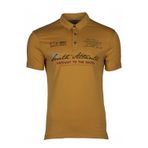 Ar-ma Erkek Polo Yaka Tişört Yazi Baskili Örme Kumaş Regular Fit%100 Pamuk 30/1 Penye Süprem Y9TYO7617 Hardal Sarısı-H1