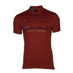 Ar-ma Erkek Polo Yaka Tişört Yazi Baskili Örme Kumaş Regular Fit%100 Pamuk 30/1 Penye Süprem Y9TYO7617 Pembe-P4