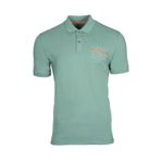 Ar-ma Erkek Polo Yaka Tişört Yazi Baskili Örme Kumaş Regular Fit%95 Pamuk%5 Likra 30/1 Tek Toplama Licrali Pike Y0TYO2651 Yeşil-Y1