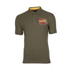 Ar-ma Erkek Polo Yaka Tişört Yazi Baskili Örme Kumaş Regular Fit%95 Pamuk%5 Likra 30/1 Tek Toplama Licrali Pike Y0TYO2655 Haki-H4