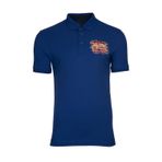 Ar-ma Erkek Polo Yaka Tişört Yazi Baskili Örme Kumaş Regular Fit%95 Pamuk%5 Likra 30/1 Tek Toplama Licrali Pike Y0TYO2655 Saks Mavisi-SM1