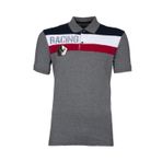 Ar-ma Erkek Polo Yaka Tişört Yazi Baskili Örme Kumaş Regular Fit%95 Pamuk%5 Likra 30/1 Tek Toplama Licrali Pike Y0TYO2692 Gri-G1