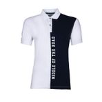 Ar-ma Erkek Polo Yaka Tişört Yazi Baskili Örme Kumaş Regular Fit%95 Pamuk%5 Likra 30/1 Tek Toplama Licrali Pike Y0TYO2694 Beyaz-B1